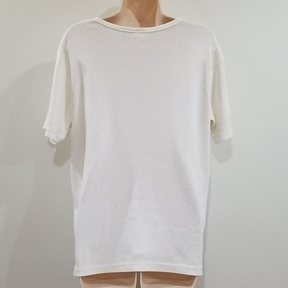 American weekend women's white blouse size large - Picture 8 of 9